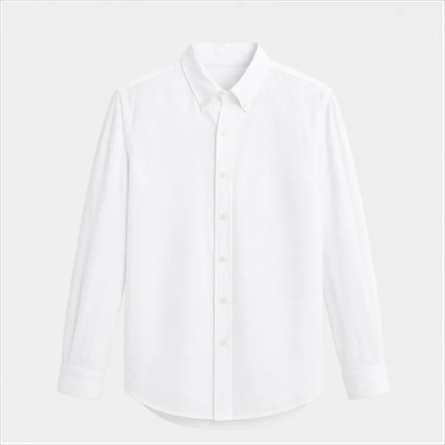 Casual Button-Down Shirt - Linen Blend