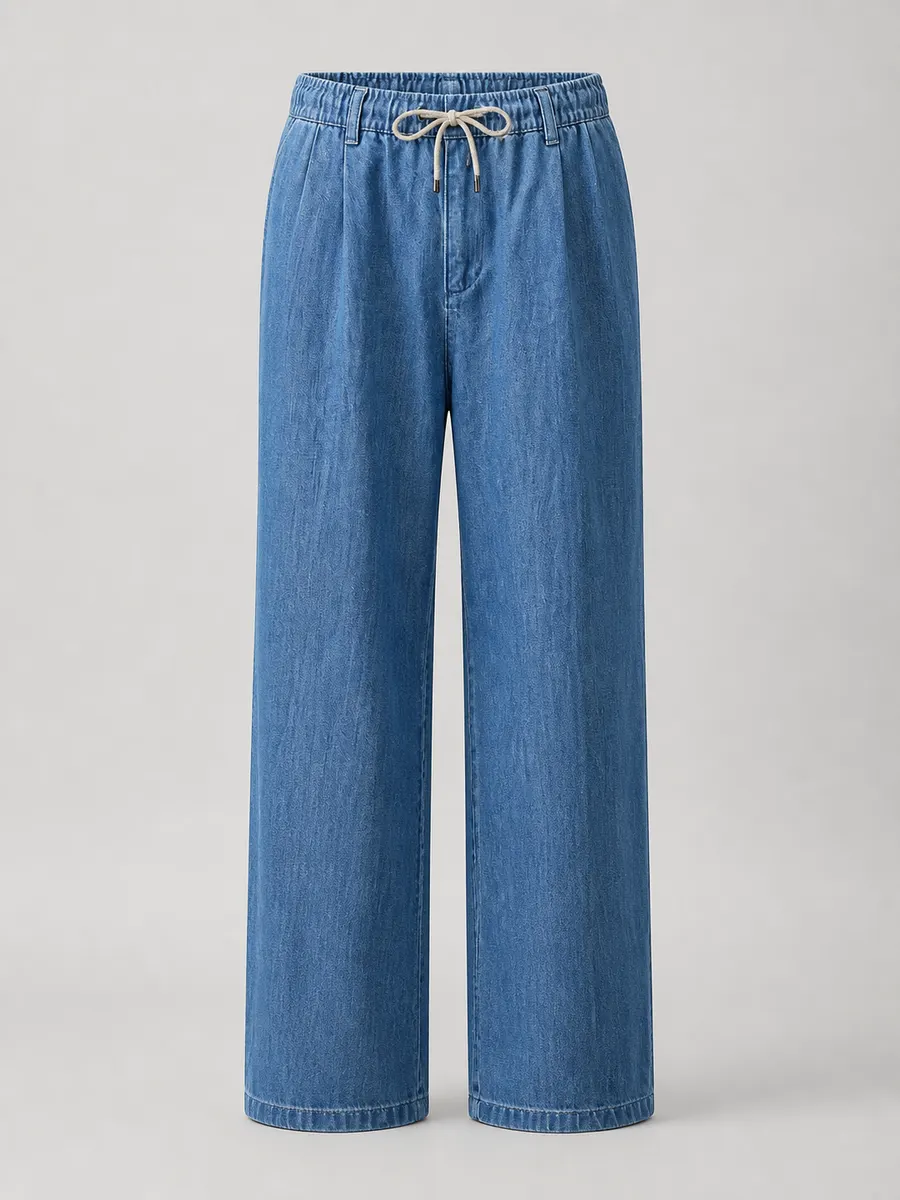 Wide-Leg Trousers - Relaxed Statement