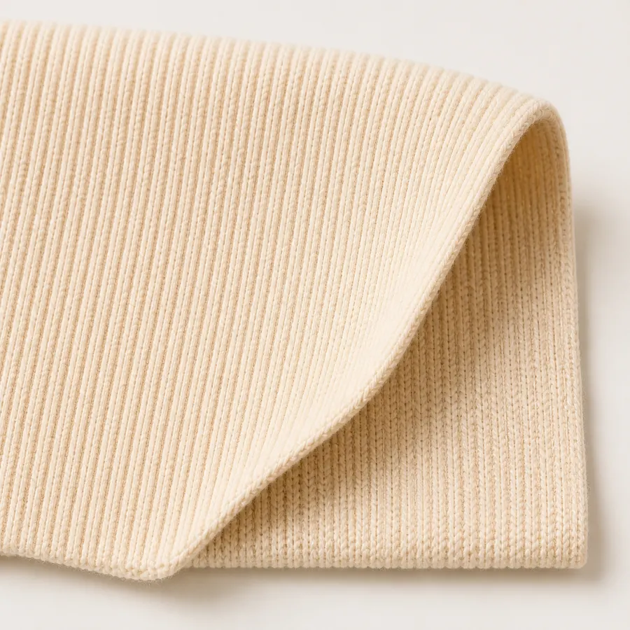 Organic Cotton Rib Knit Fabric